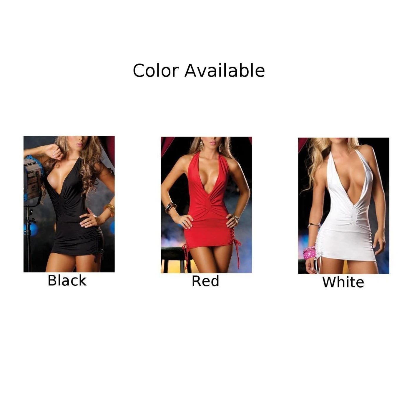 Damenkleider Kleid Dessous Pyjamas Performance Transparente Unterwäsche V-Ausschnitt Rückenfrei Bodycon Atmungsaktives Mesh