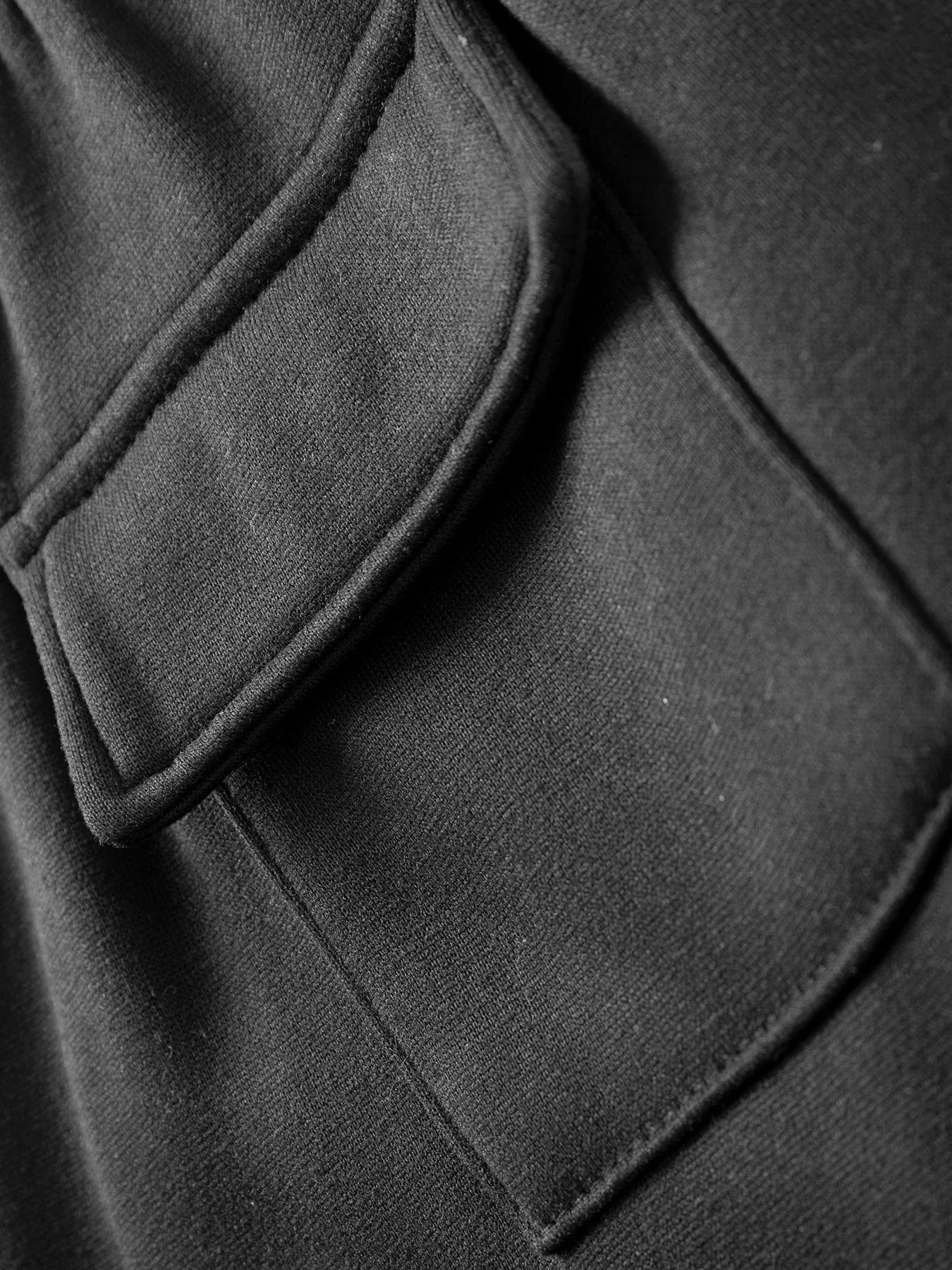 Herren-Sweatpants mit mehreren Taschen, Herbst-Winter, Kordelzug, gerader Schnitt, Lauf-Jogger, Sport-Fitnesshose, lose Herrenhose