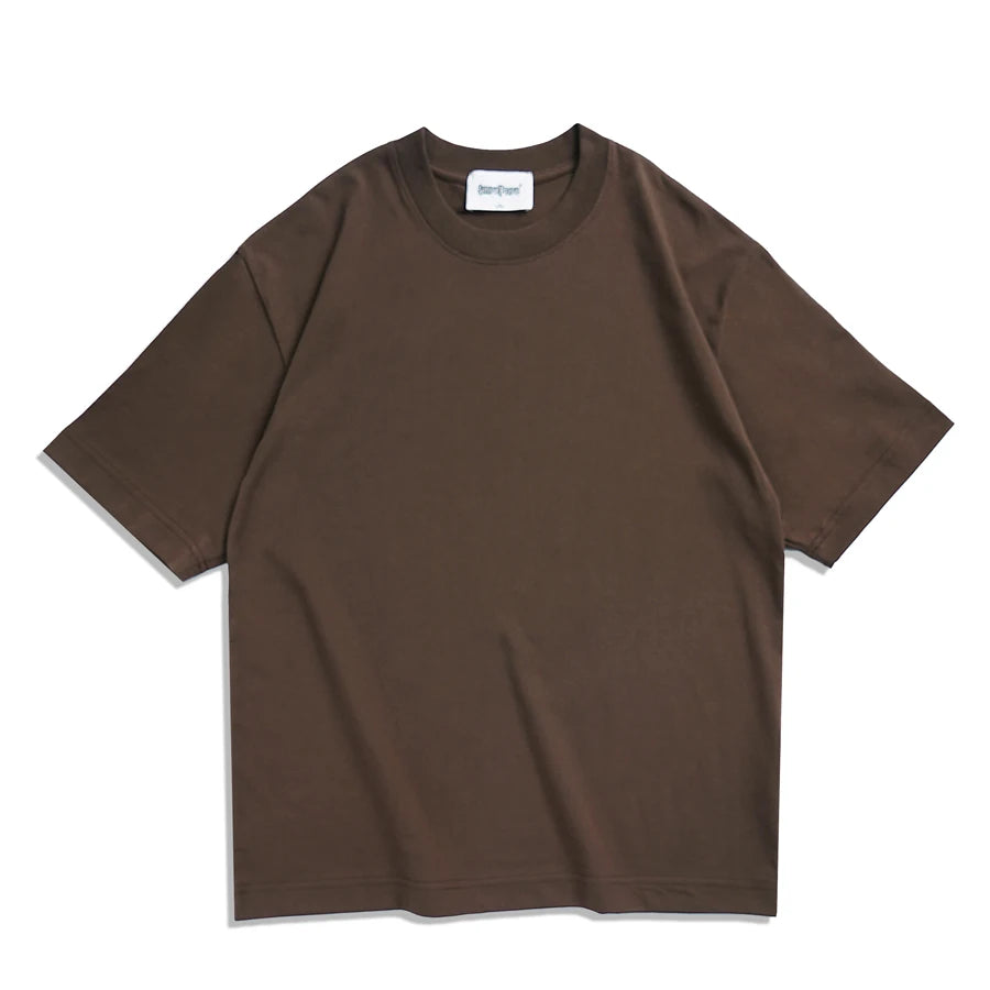 WAVLATII Übergroße Sommer-T-Shirts für Frauen und Männer, braun, lässig, weiblich, koreanische Streetwear-Tees, Unisex, Basic, einfarbig, junge, coole Oberteile