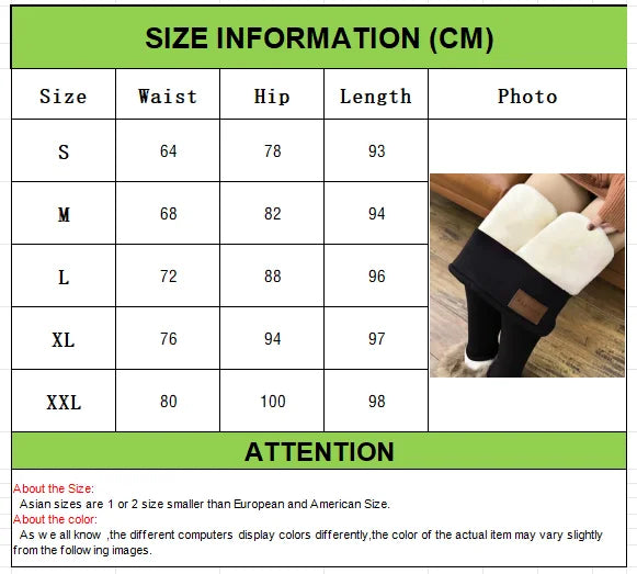 Winter dicke warme Leggings für Damen Lammkaschmir-Jogginghosen Hohe Taille Fleece Elastische Strumpfhose Warme Strumpfhose Hose Schlanke Samt-Leggings