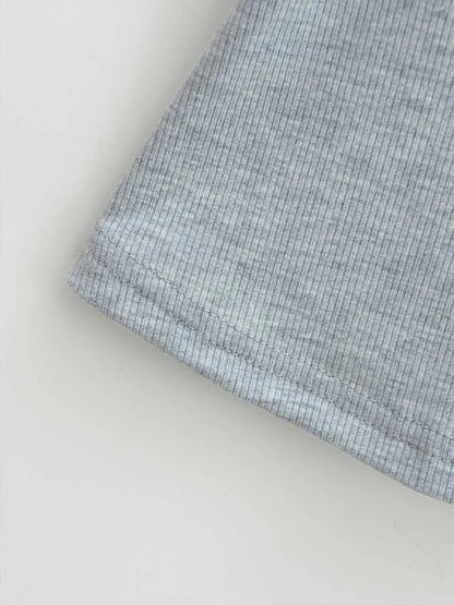 Damen Slim Fit Crop Top mit eckigem Ausschnitt, hochelastisch, Kurzarm-Pullover, sexy Sommer-Bluse, T-Shirt zum Unterziehen
