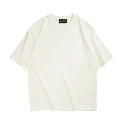 WAVLATII Übergroße Sommer-T-Shirts für Frauen und Männer, braun, lässig, weiblich, koreanische Streetwear-Tees, Unisex, Basic, einfarbig, junge, coole Oberteile