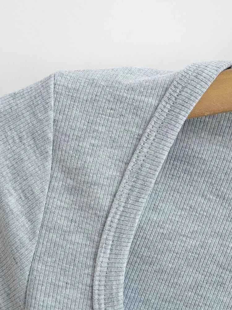 Damen Slim Fit Crop Top mit eckigem Ausschnitt, hochelastisch, Kurzarm-Pullover, sexy Sommer-Bluse, T-Shirt zum Unterziehen
